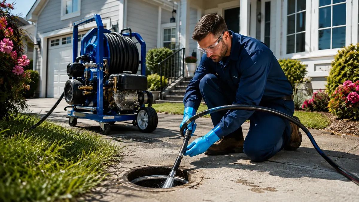 Residential Hydro Jet Drain Cleaning in Yermo